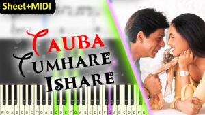 Tauba Tumhare Ye Ishare piano notes