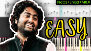 muskurane ki wajah piano notes