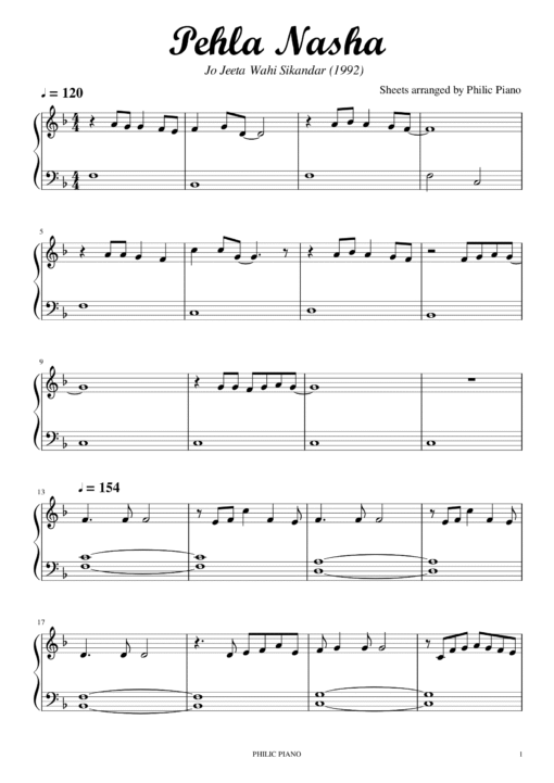 Pehla Nasha sheets