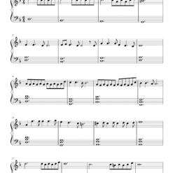 Hone Laga piano notes