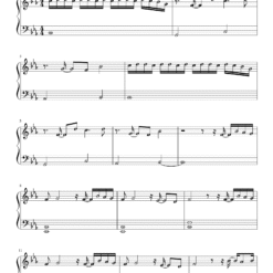 Jabse Tere Naina piano notes