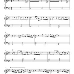 Kabhi Jo Badal Barse piano notes