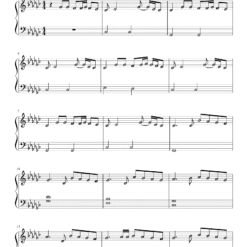 Lae Dooba piano notes