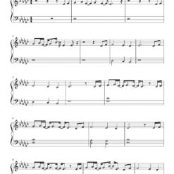 O Jaana piano notes