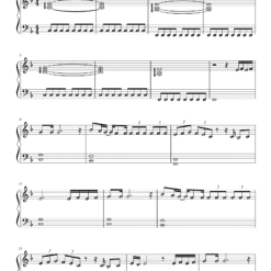 Saazish piano notes