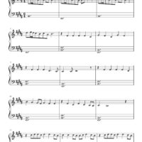 Tera Hua piano notes
