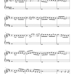 Tujhe Bhula Diya piano notes