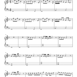 Bum Bum Bole piano notes