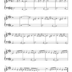 Choo Lo piano notes