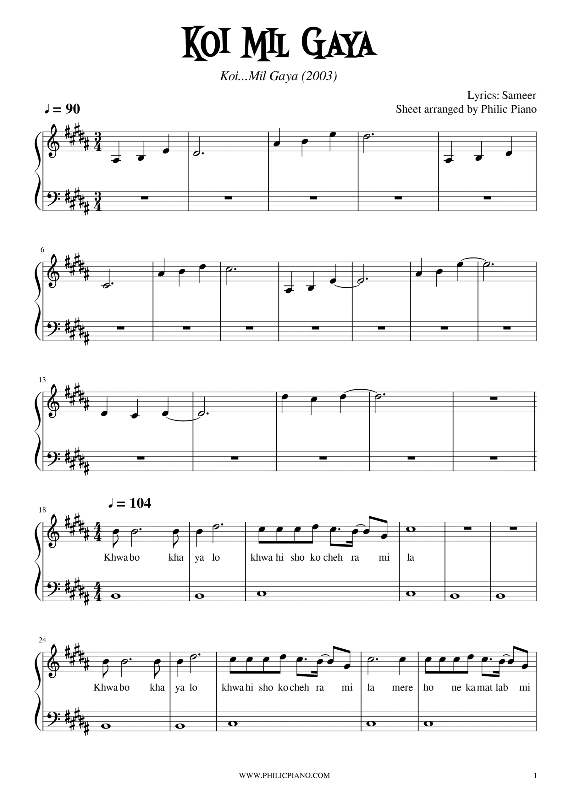 koi mil gaya notes