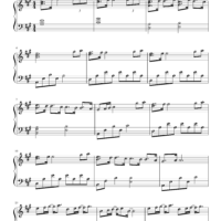 student of the year piano notes