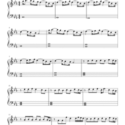 Sang Hoon Tere piano notes