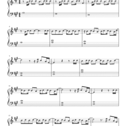 Zaalima piano notes