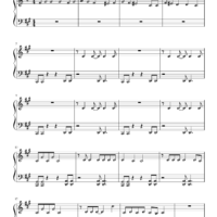 Unholy piano notes
