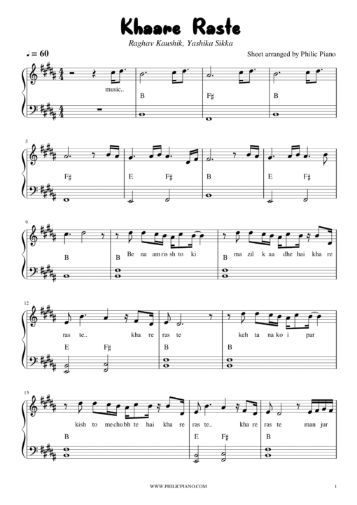 Khaare Raste notes