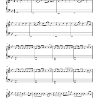 Tere Vaaste piano notes