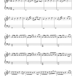 Tere Vaaste piano notes