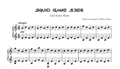 squid game 3 piano