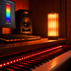 piano lamp led combo
