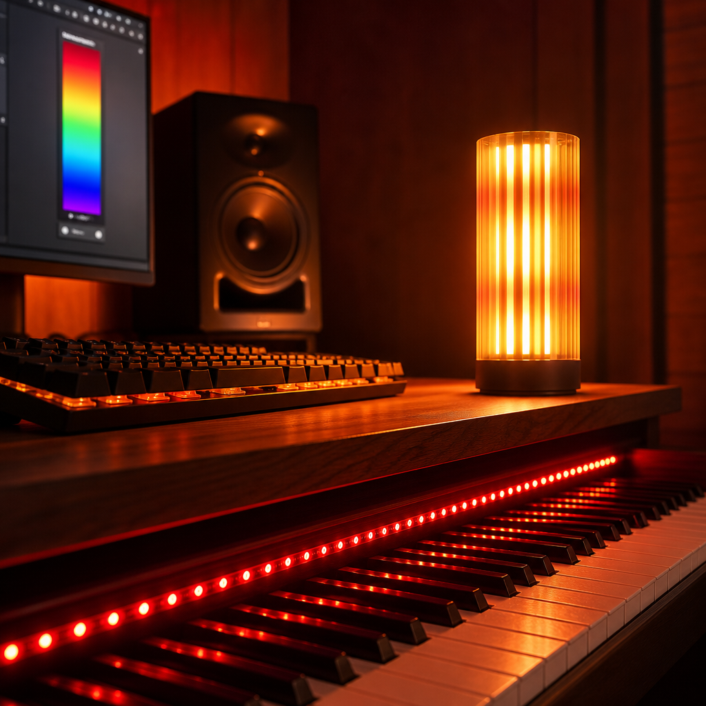 piano lamp led combo